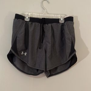 EUC like new black/gray Under Armour running shorts size medium